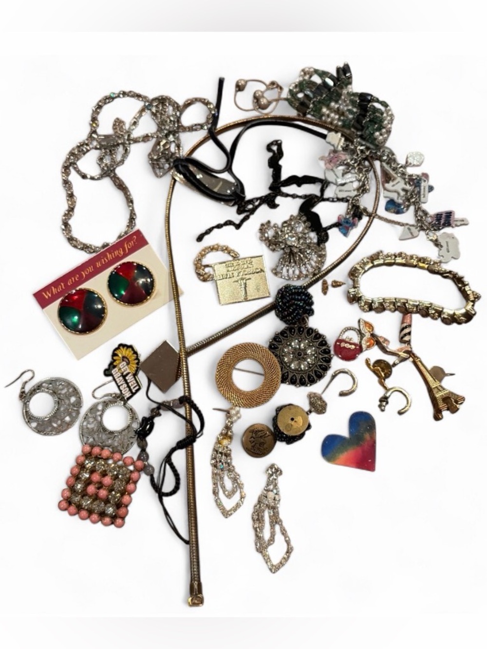 Group Lot Vintage Contemporary Modern Jewelry Accessories Jewelry Pieces DIY